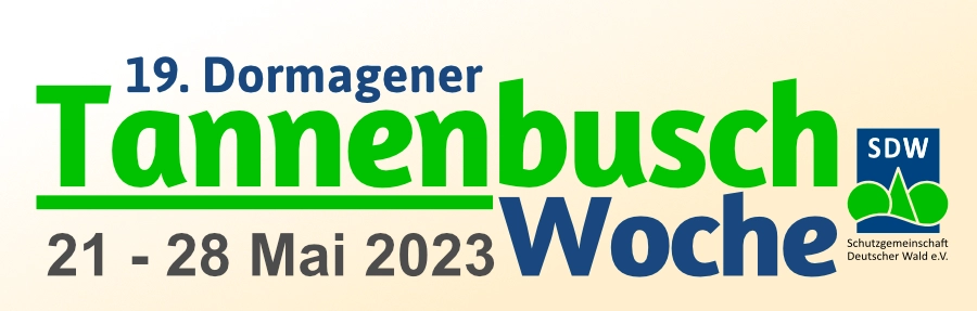 Plakat Tannenbuschwoche 2023